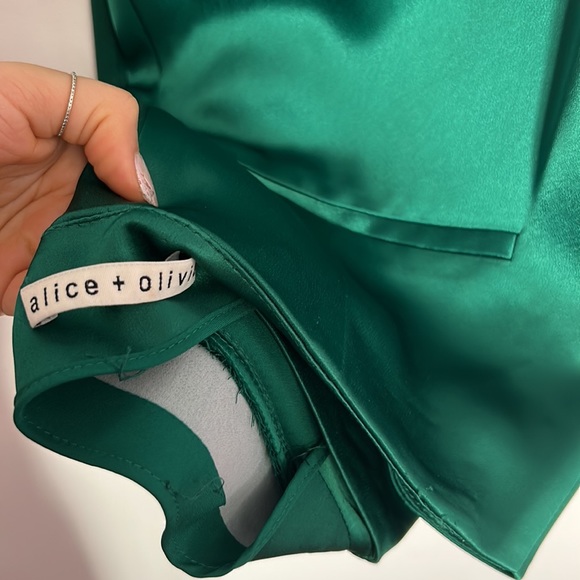 Satin Flare Pants Alice + Olivia - Picture 6 of 7